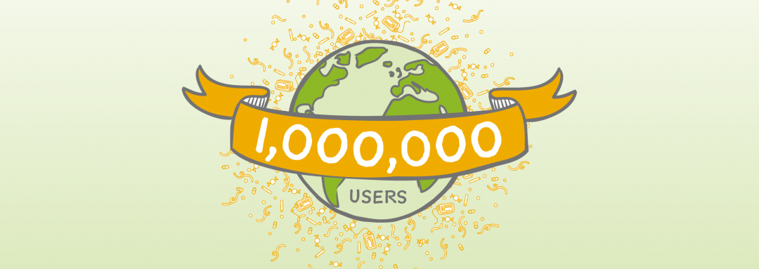 1 million users! Wow! Thank you!