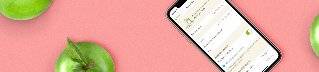 mySugr App Screen with Insulin Calculator