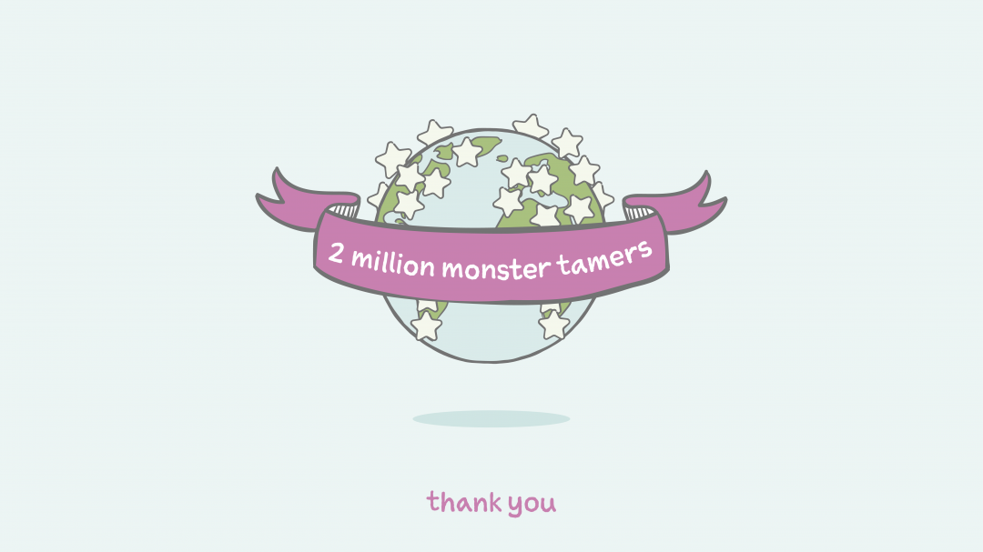 2 million lives impacted. Celebrating a big milestone with you.