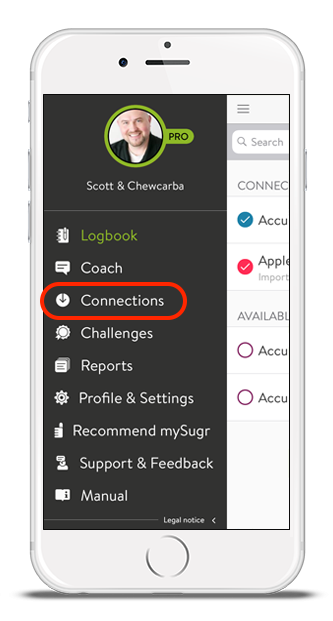 mySugr and Accu-Chek Aviva Connect