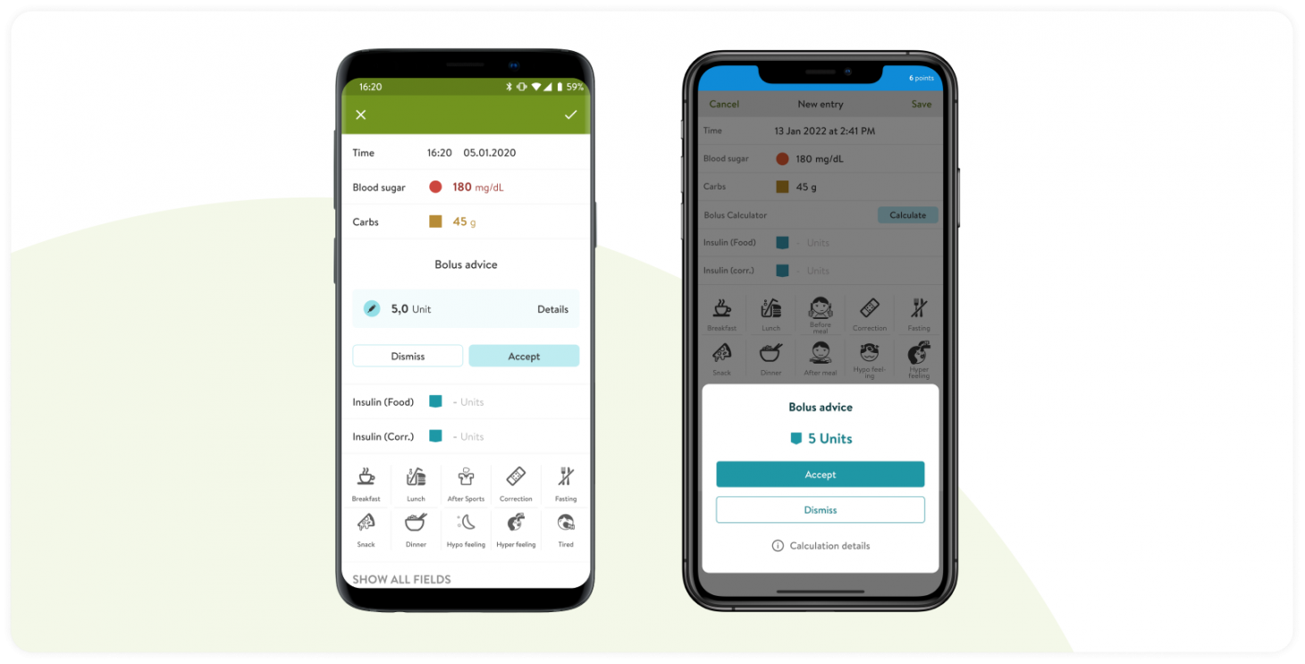 mySugr Bolus Calculator