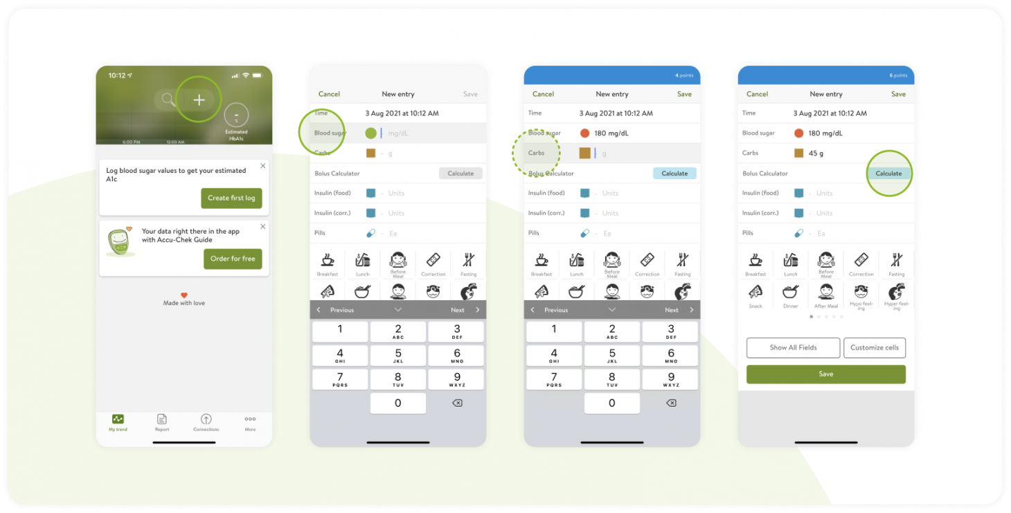 Bolus Calculator iPhone