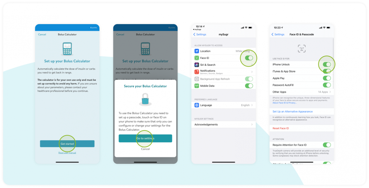 Secure your Bolus Calculator