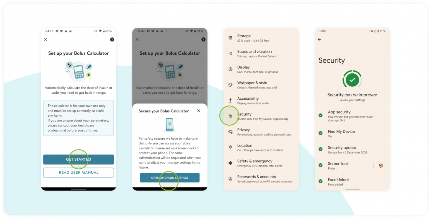 Secure your Bolus Calculator