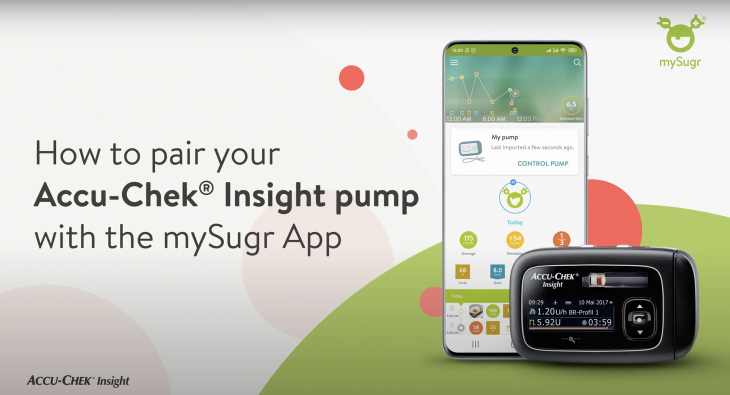 How to pair your Accu-Chek Insight pump with the mySugr App