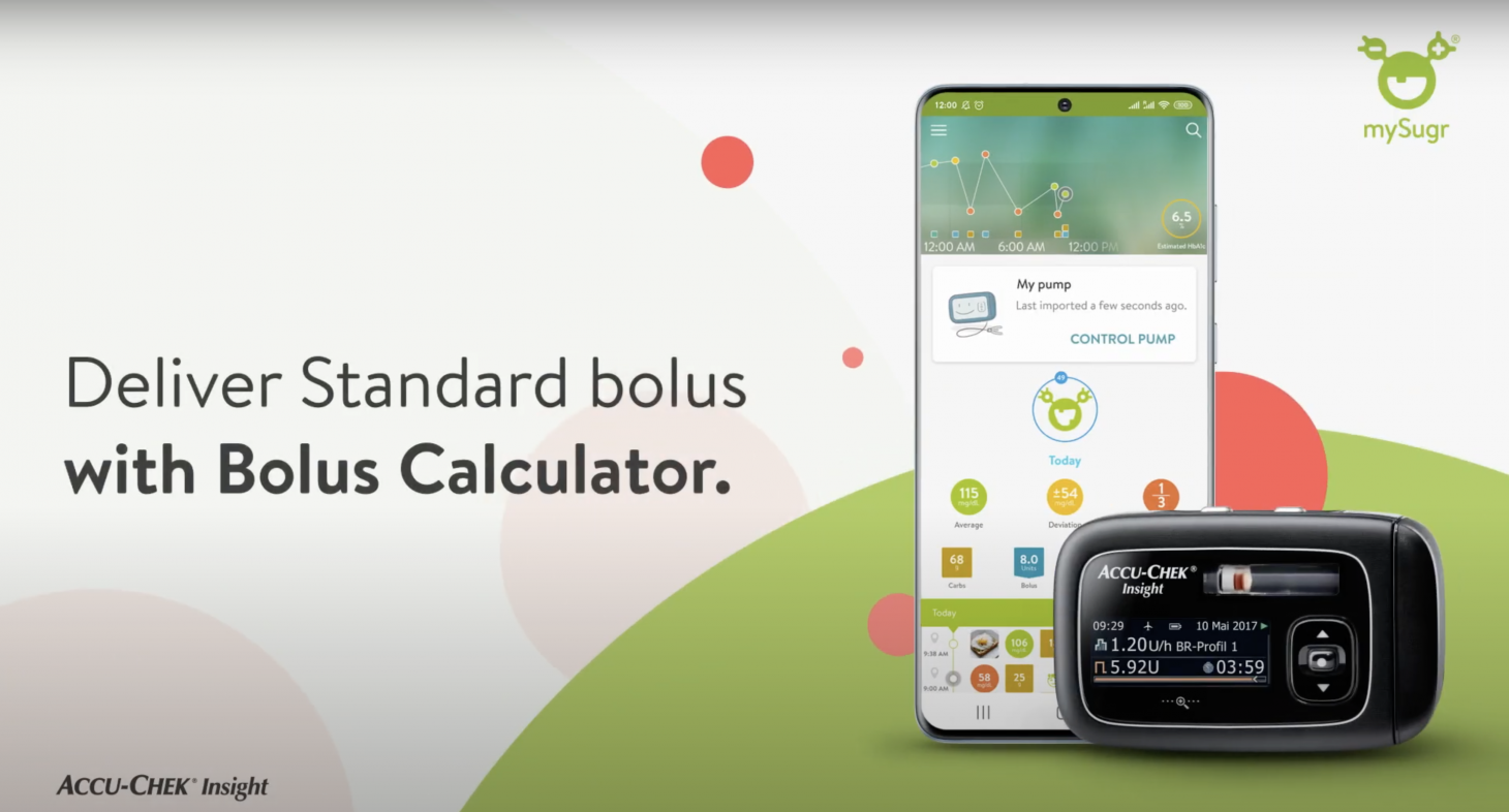 Deliver Standard bolus with Bolus Calculator