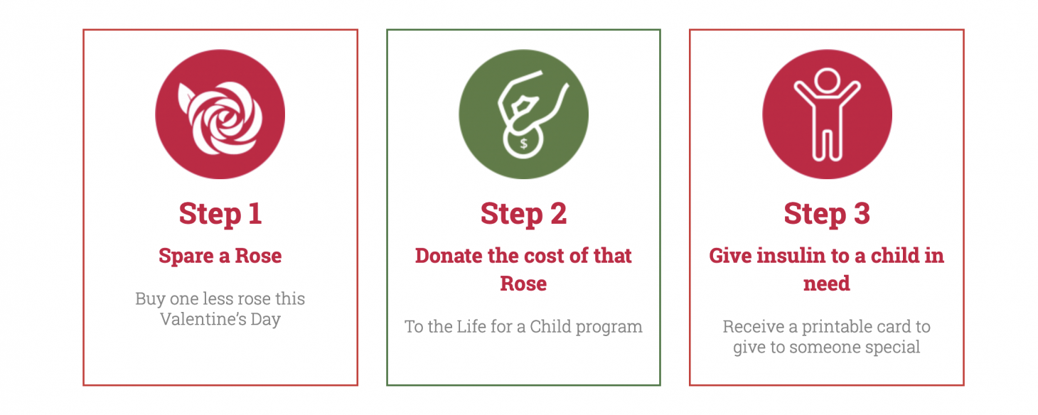 Spare a rose, save a child - Life for a Child