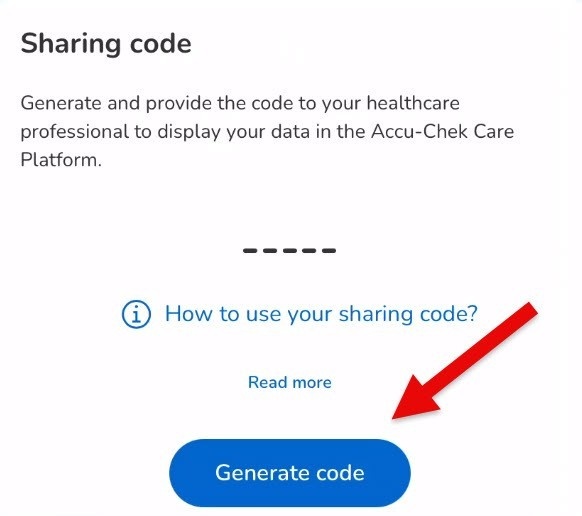 How to use your sharing code