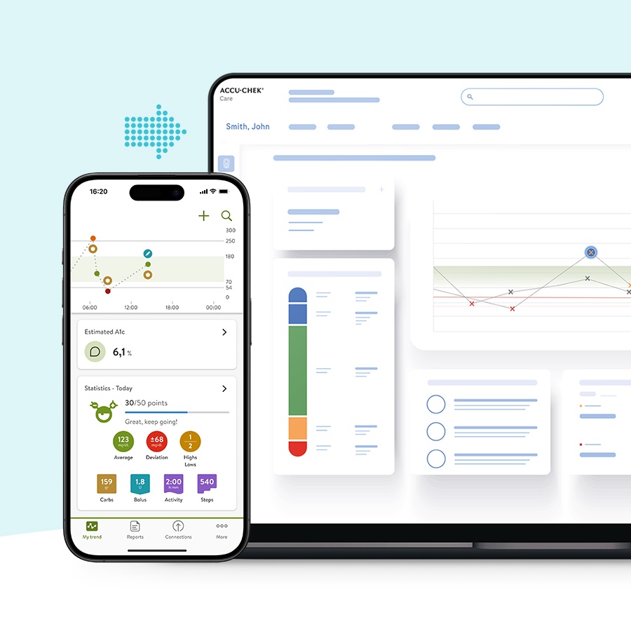 Accu-Chek Care helps you deliver more personalized care³